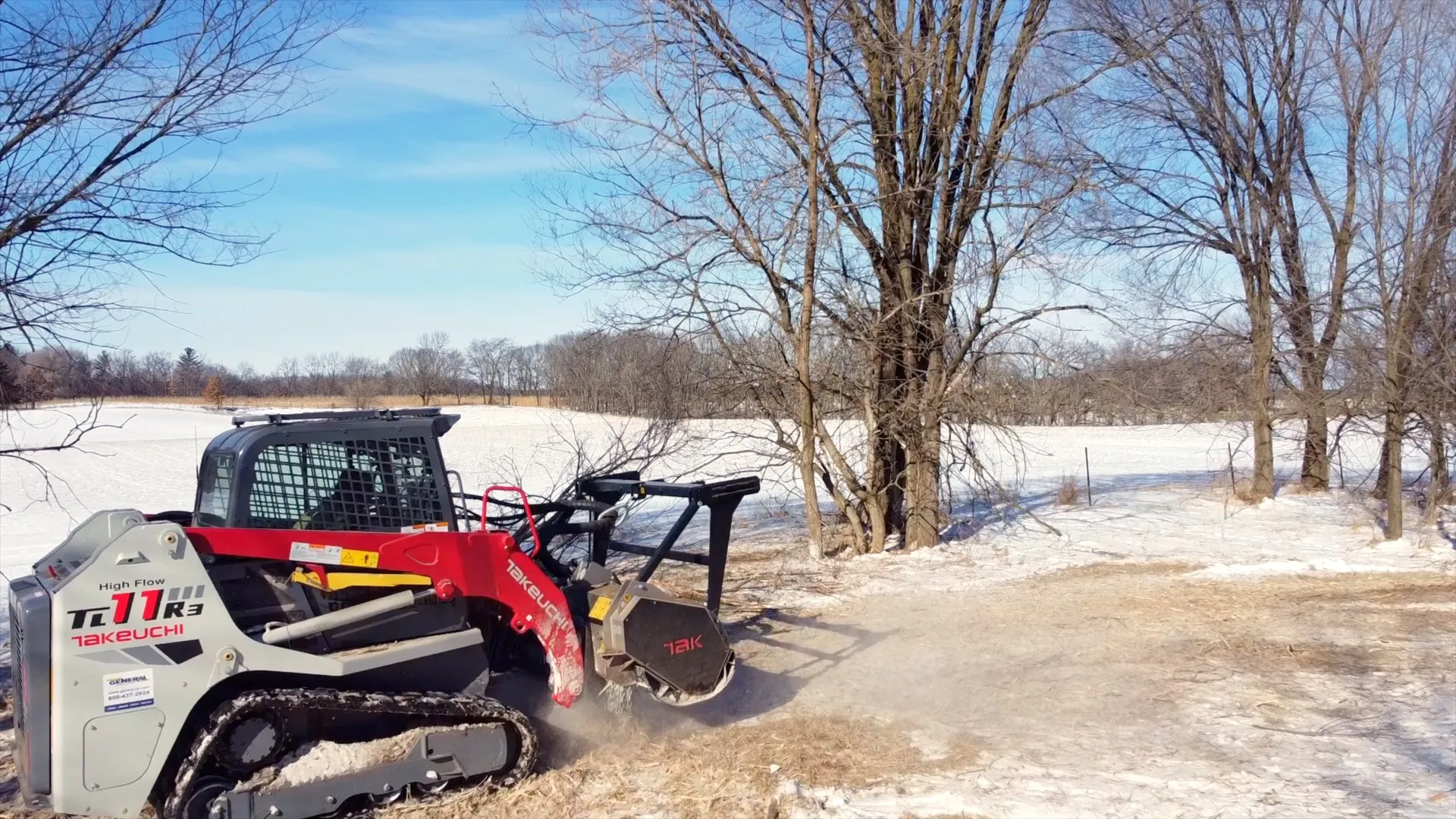 Forestry Mulching services near Briggsville, Wisconsin